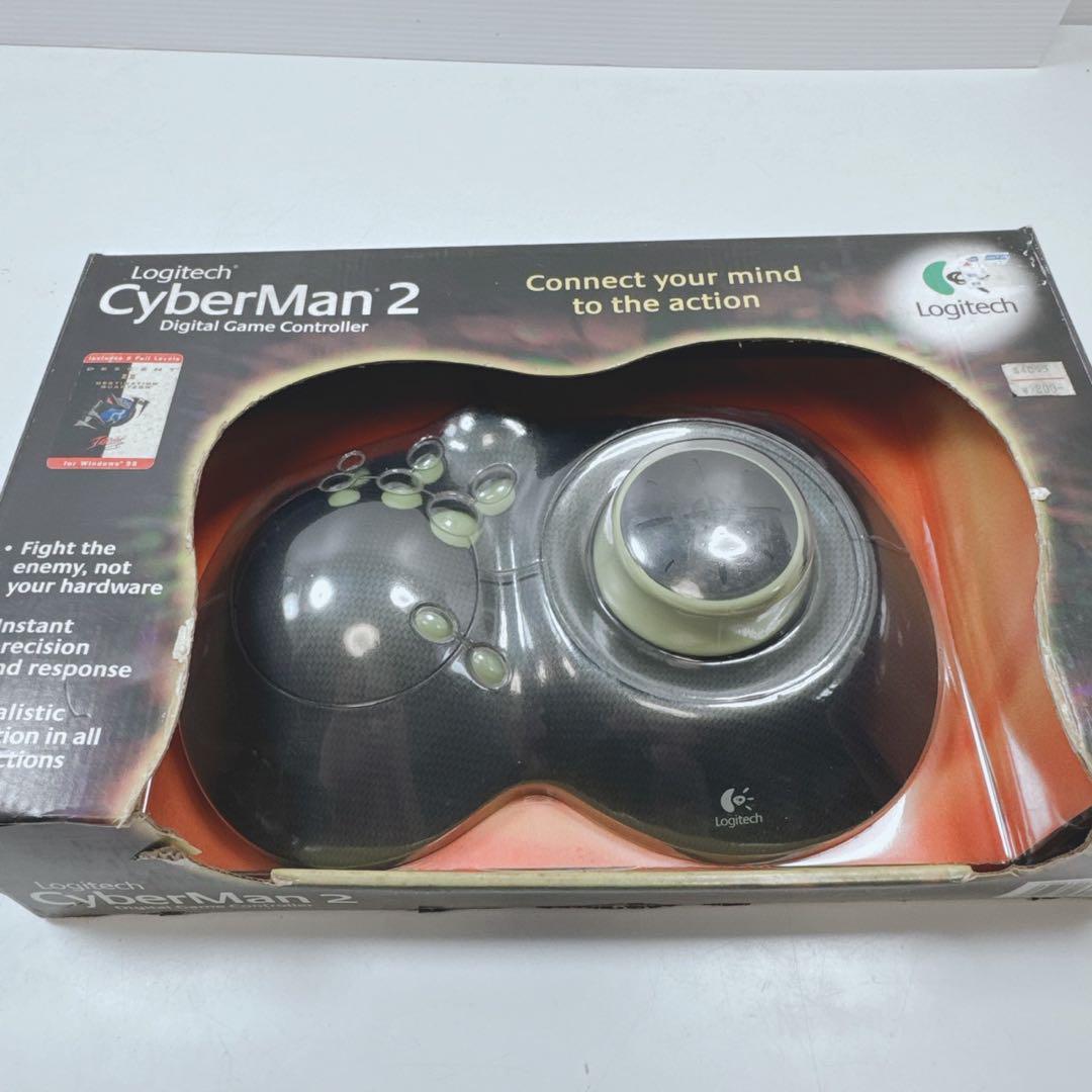 k1252 Logitech CyberMan2 ゲームコントローラー レトロ