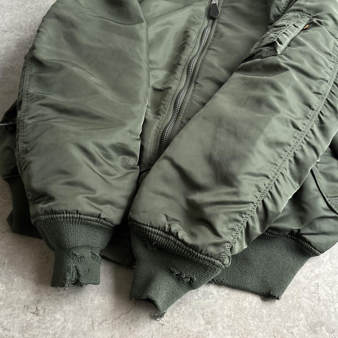 ALPHA INDUSTRIES【2XL】MA-1 フライトジャケット USA製