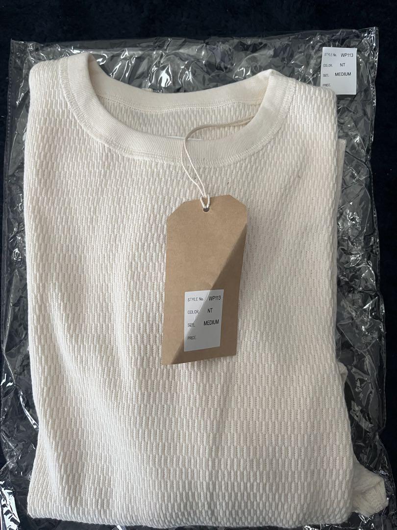 WAIPER.inc ハニカムワッフル サーマル　NATURAL M