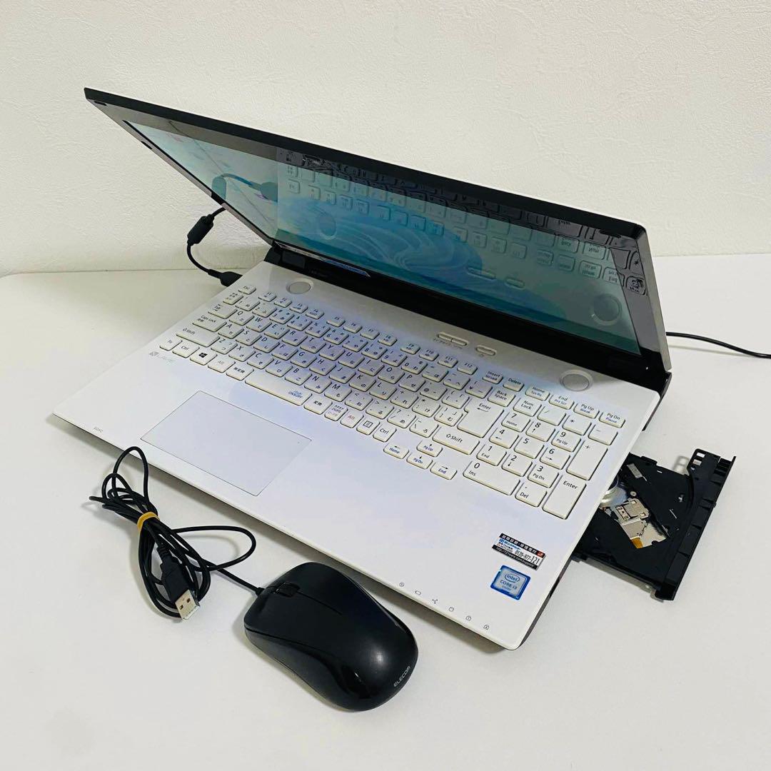 Y645 NECノートパソコンSSDメモリ8G高速 Windows11オフィス付
