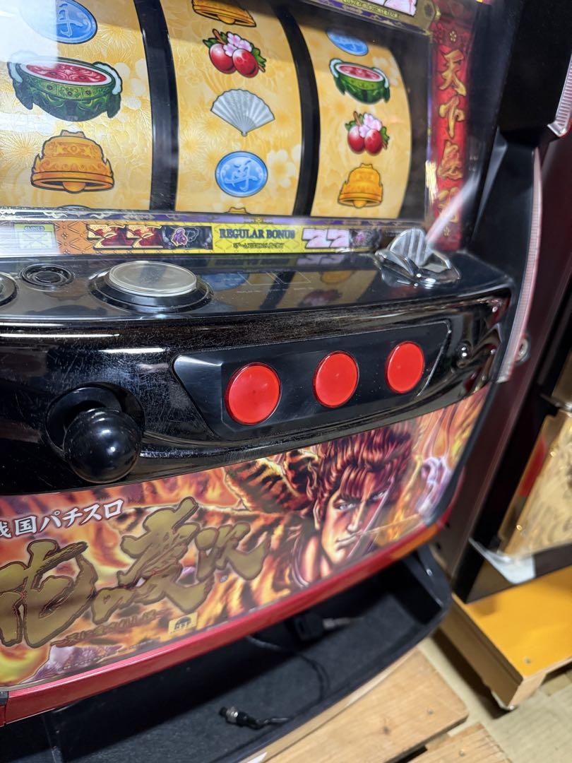 ☆送料込み☆希少☆初代☆花の慶次　天に愛されし漢☆コイン不要機付きスロット実機☆