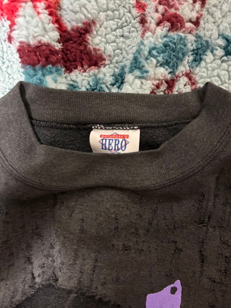 ヴィンテージ　vintage 90s トゥイーティー　ボロスウェット　クラッシュ