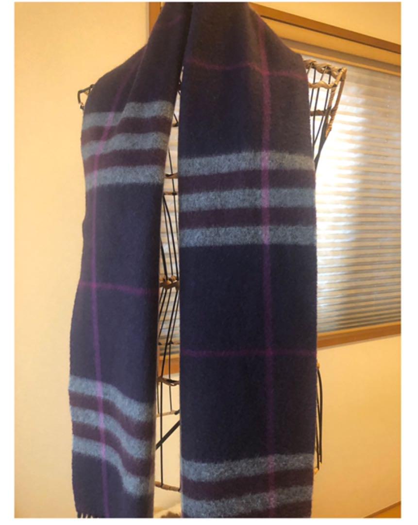 超美品本物バーバリーBurberry高級カシミヤチェック柄マフラー♫オススメ品 edG7g-m43100622037 格安特価