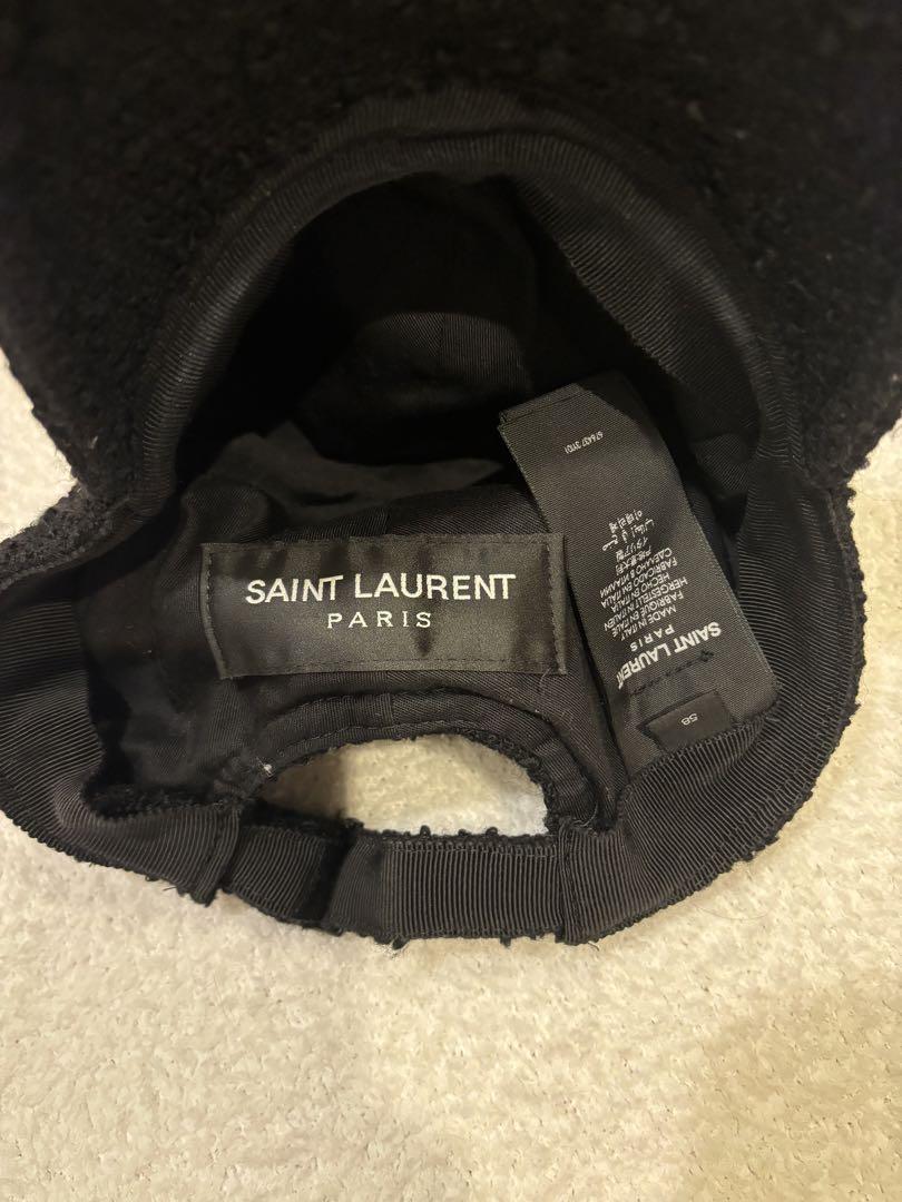 SAINT LAURENT PARIS サンローランキャップツイード キャップ