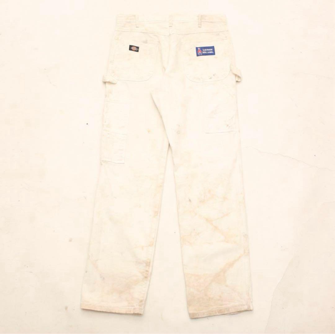 Dickies ペインターパンツ ホワイト w34 ディッキーズ - メルカリ