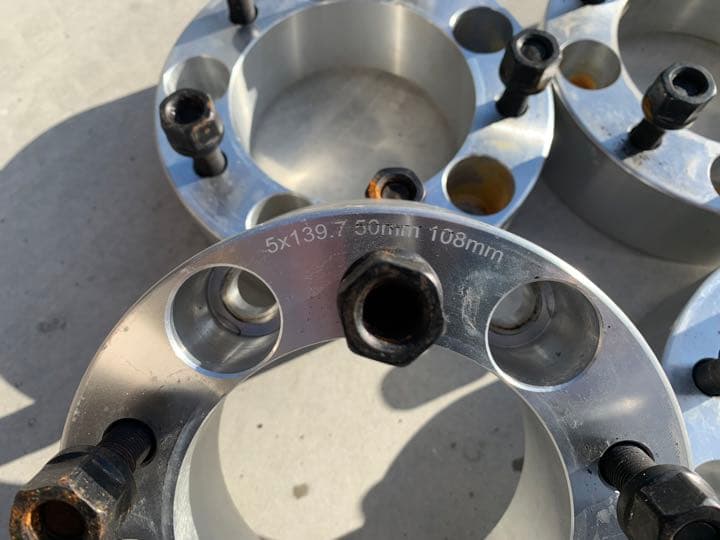 美品 ジムニー ワイトレ 50mm ワイドトレッドスペーサー 5センチ