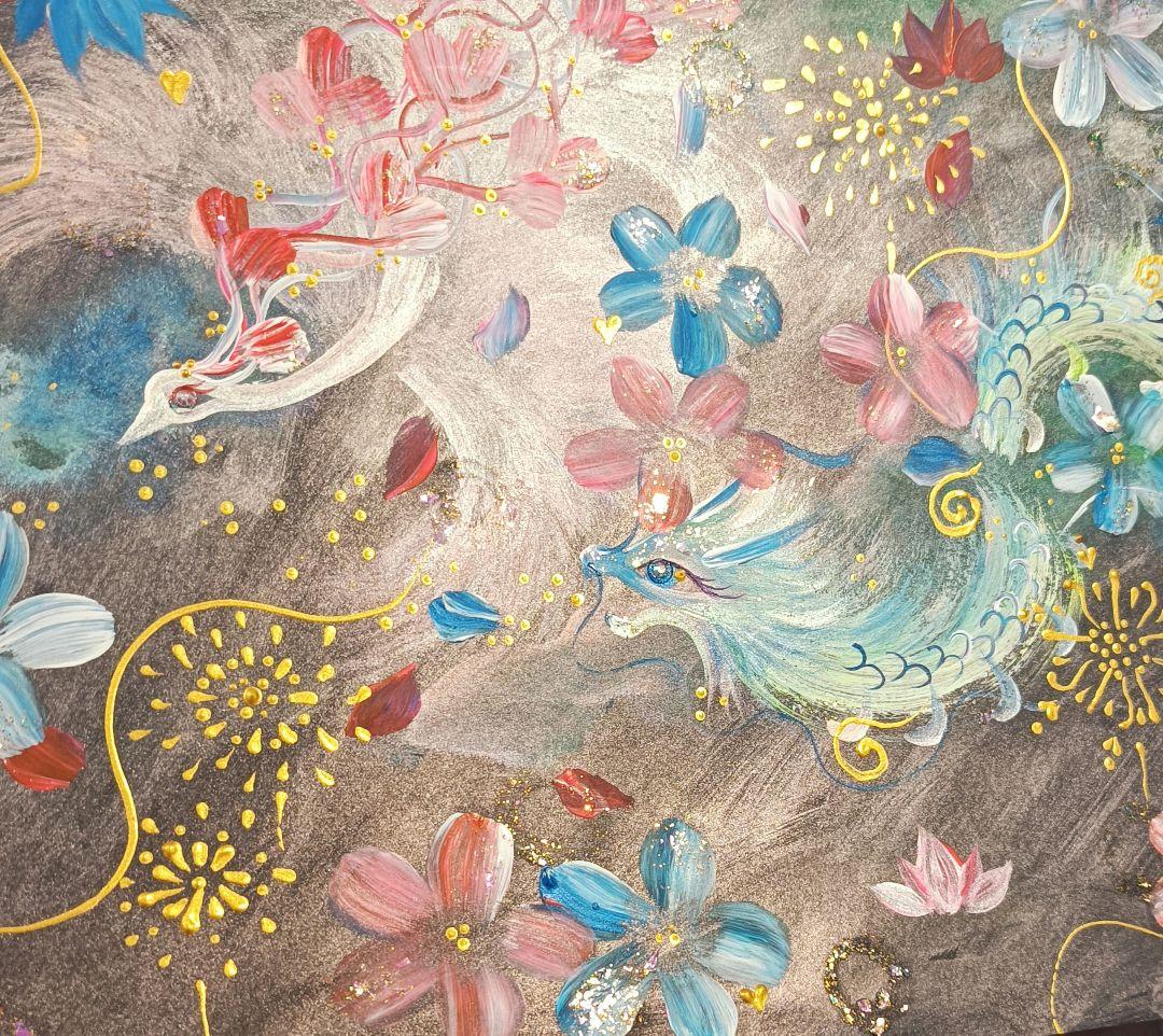 開運絵画 ❀神々からの至福❀うけとろう最高潮 - メルカリ