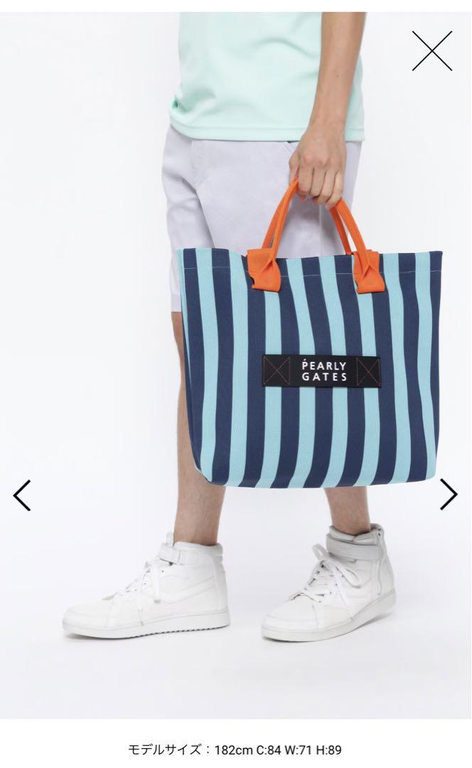 パーリーゲイツ 2WAYストライプ トートバッグ (UNISEX)