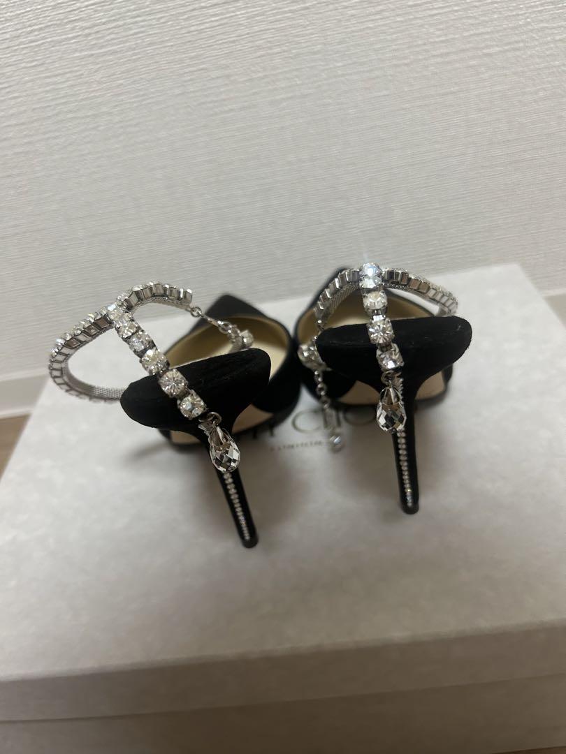 靴 JIMMY CHOO Saeda100 BLACK