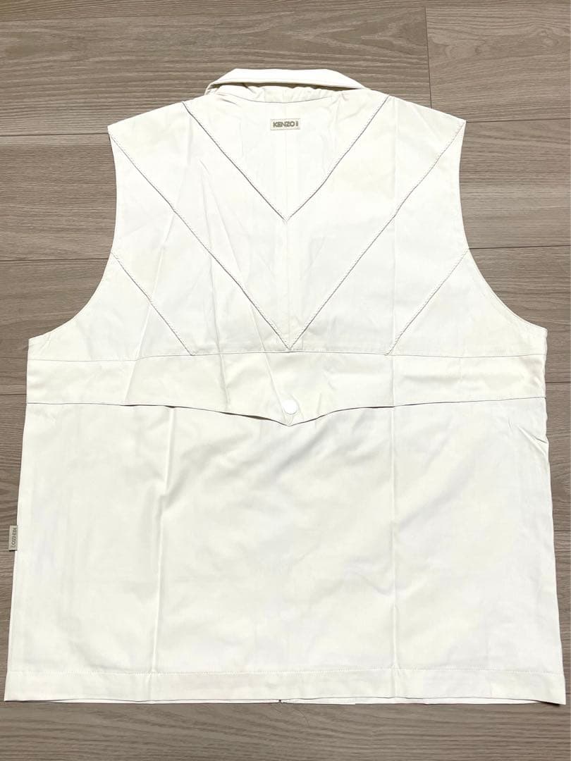 織り柄チェック 【未使用に近い】 KENZO ベスト 3 Mサイズ程度 定価