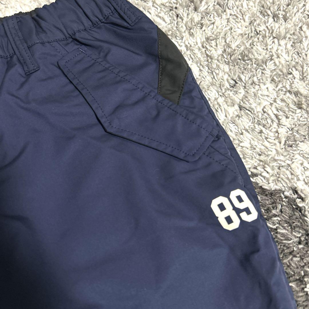 極美品　パーリーゲイツ ナイロンパンツ　ネイビー　バックロゴ　ゴルフパンツ　1