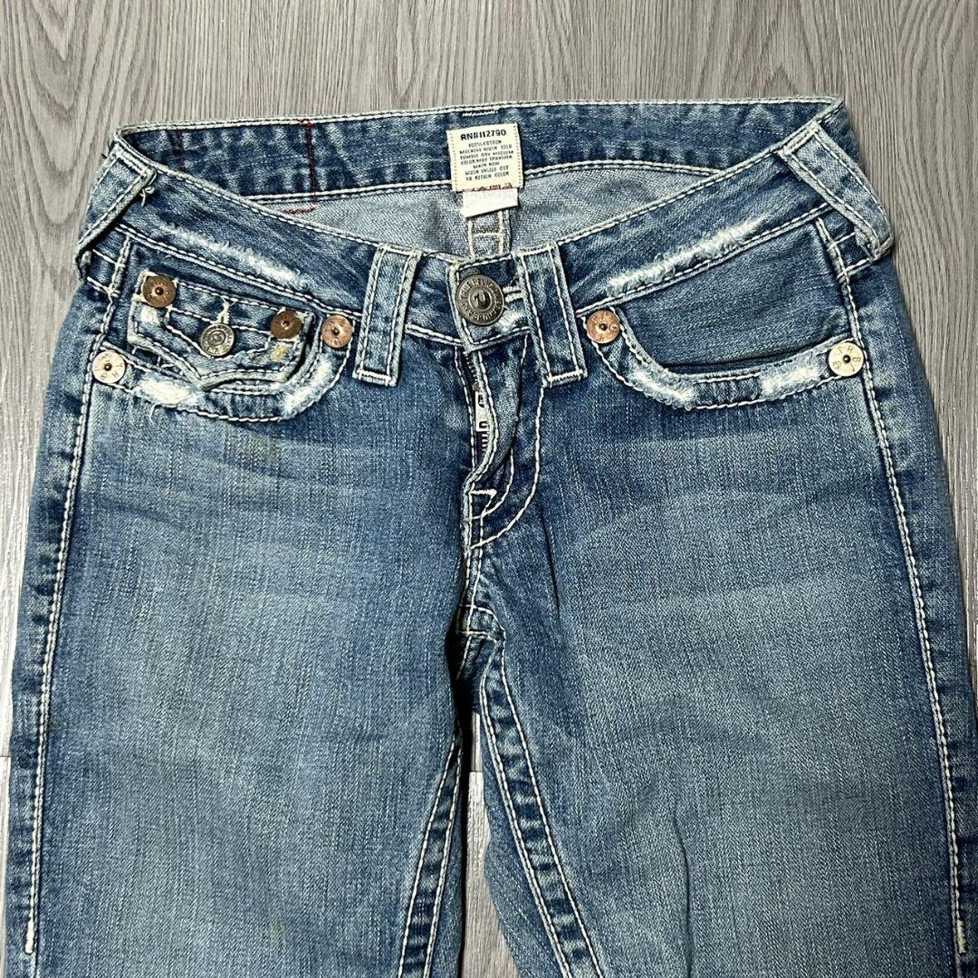 パンツ 00s TRUE RELIGION flared denim Y2K