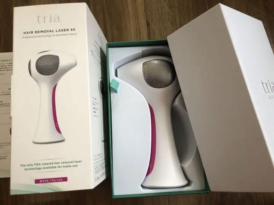宅送] tria トリア・パーソナルレーザー脱毛器4X ピンク 電気 ...