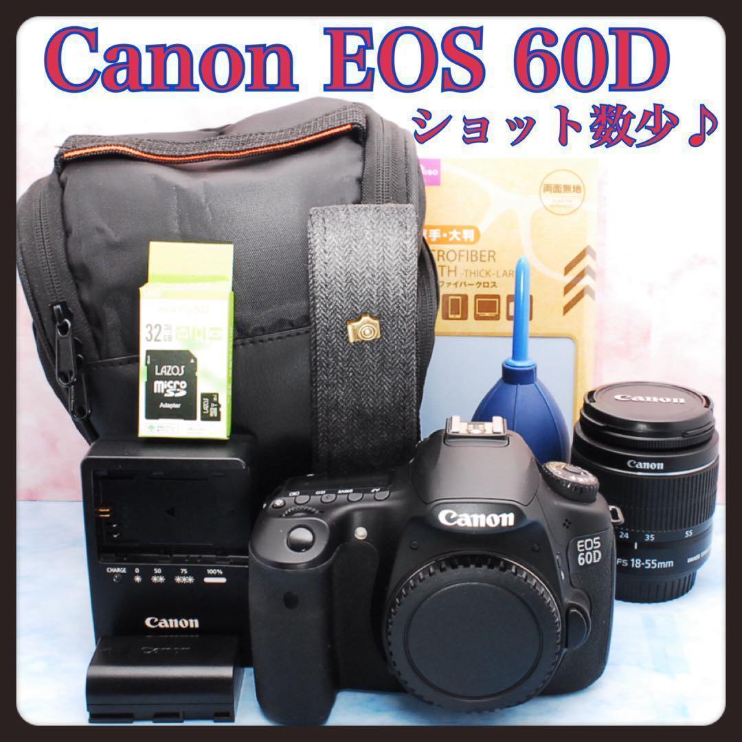キャノン EOS 60D★手ぶれ補正レンズ★一眼レフカメラ★ショット数少