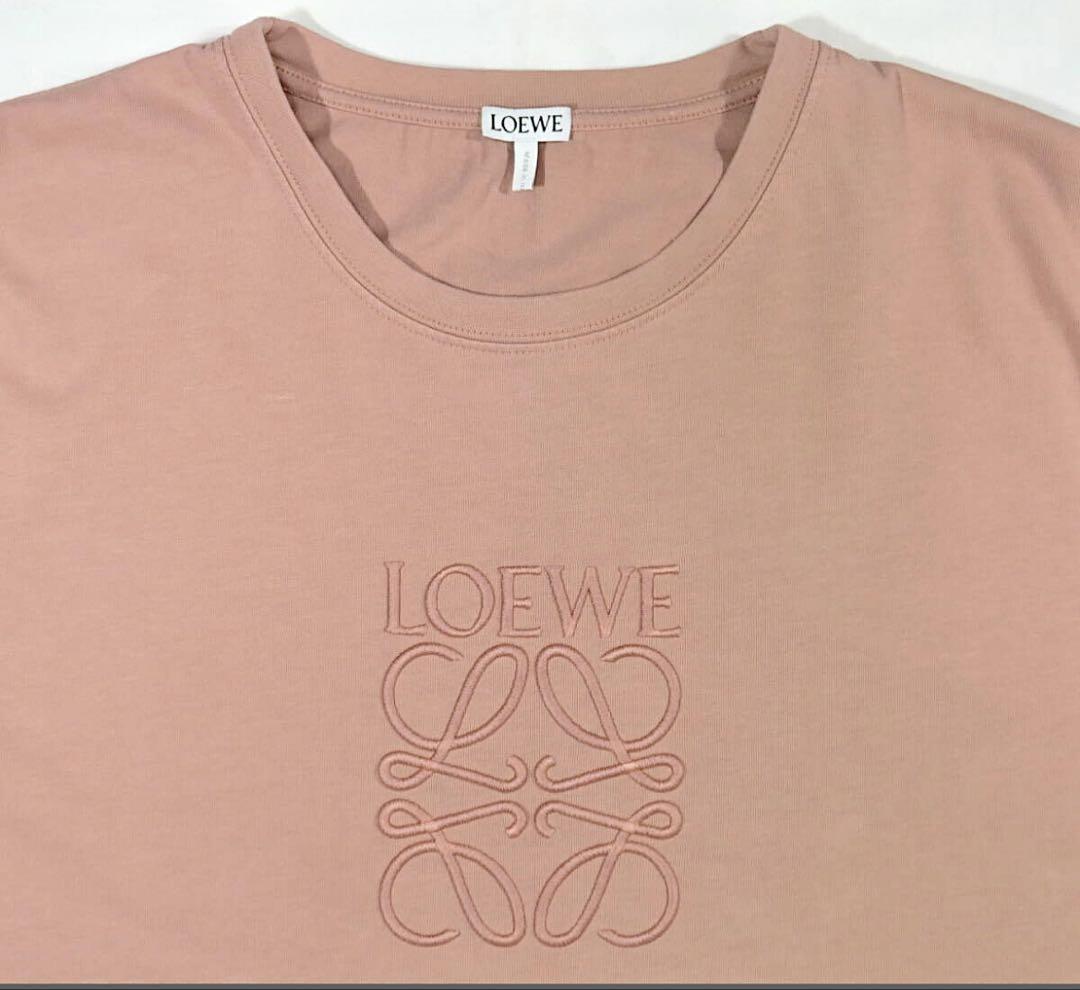 LOEWE ロエベ アナグラムロゴ　エンブロイダリー Tシャツ L 正規品
