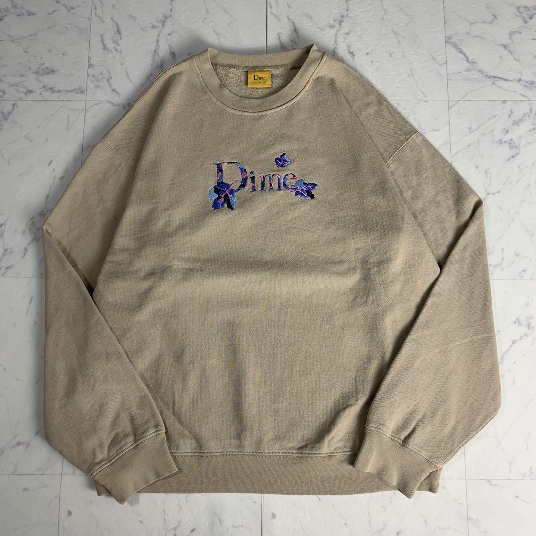 Dime Classic Leafy Crewneck Sand