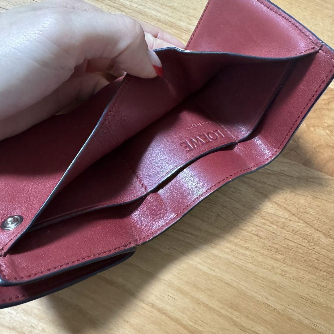 三つ折り財布 ベージュ
