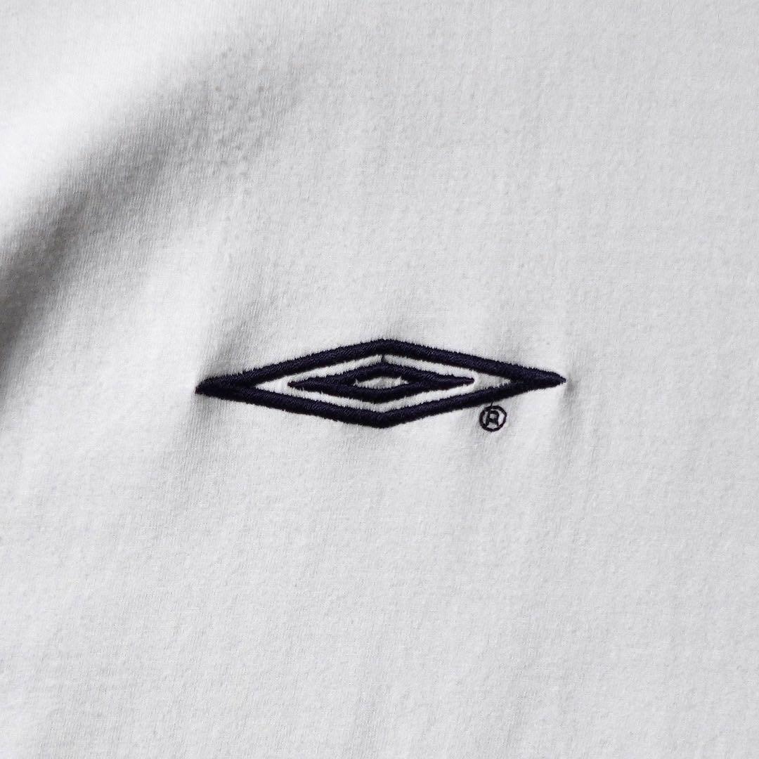 00s UMBRO 刺繍ロゴ ワンポイント Tシャツ ホワイト
