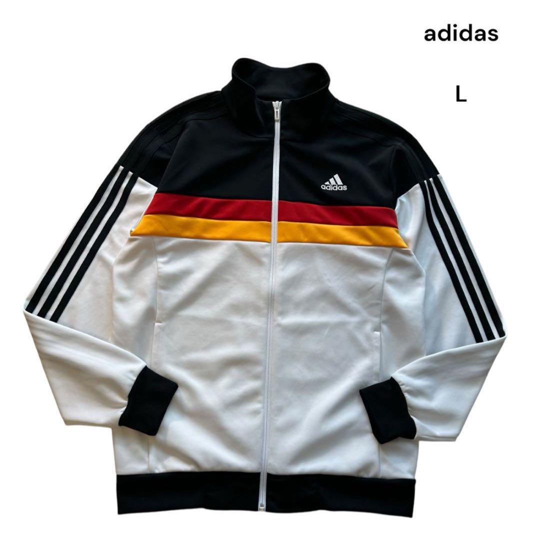 【美品】アディダス ドイツ代表 トラックジャケット ジャージ L パフォーマンス