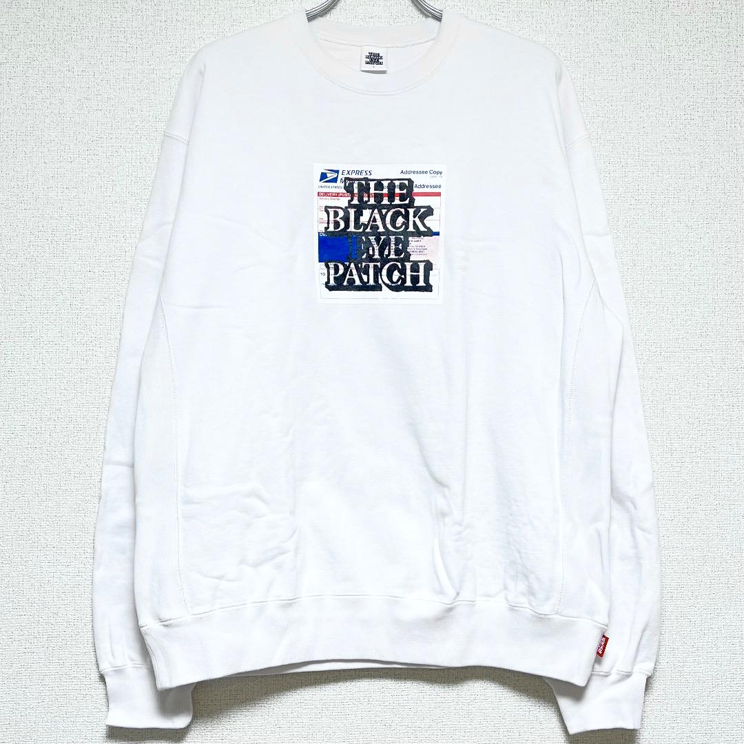 blackeyepatch スウェット L 白 ラベル