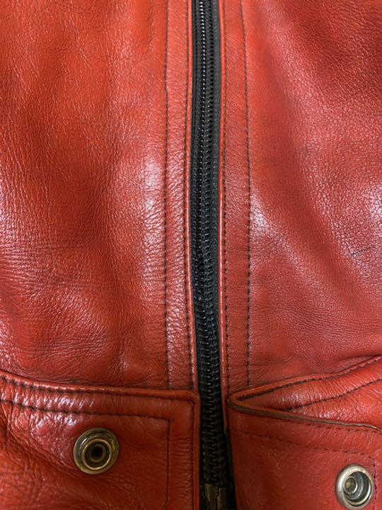 希少 DAMEN LEATHERS ライダースジャケット サイズ54 オランダ製