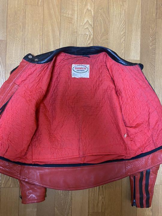 希少 DAMEN LEATHERS ライダースジャケット サイズ54 オランダ製