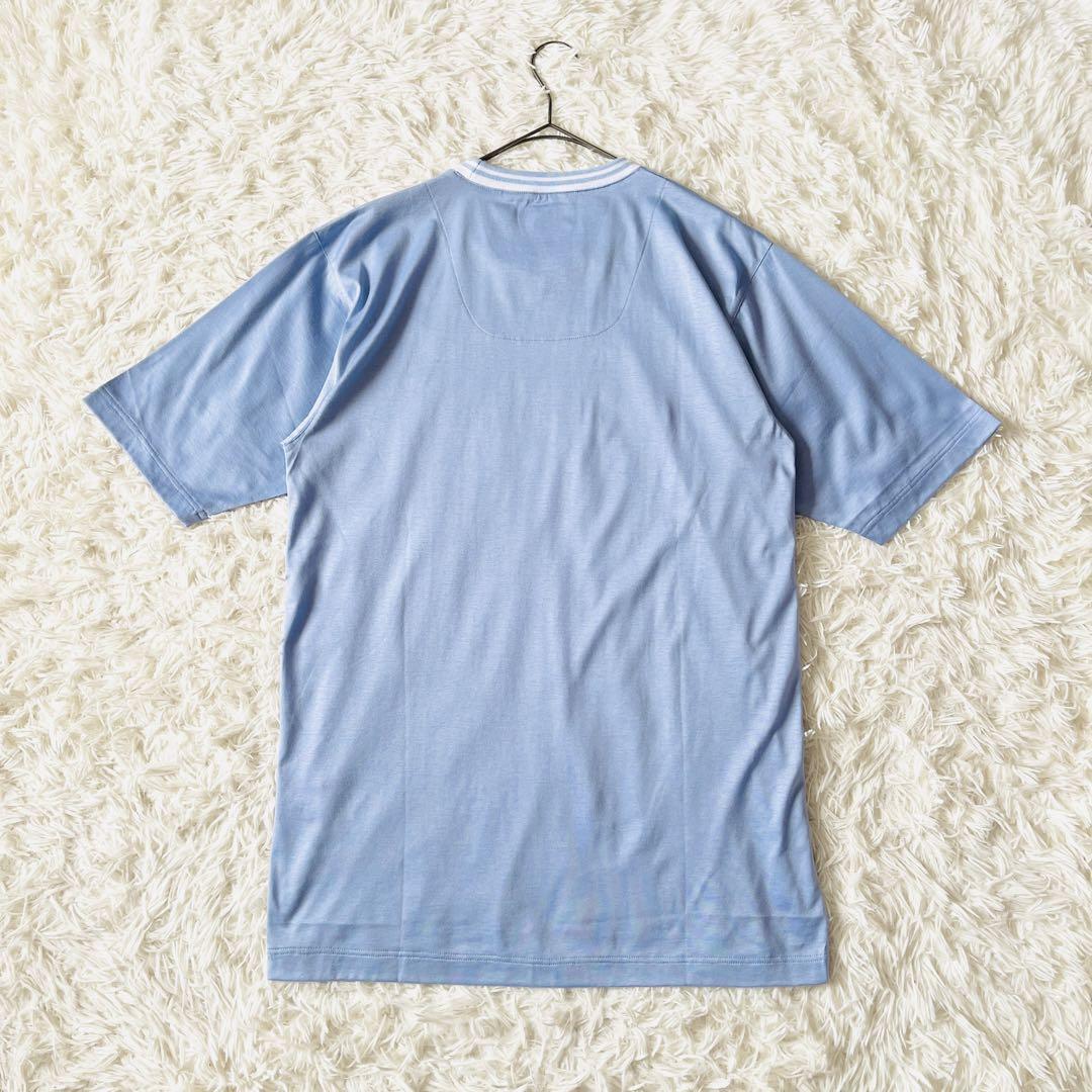 定番の冬ギフト 新品タグ付き✨】バーバリーズ Tシャツ ロゴ刺繍 センターロゴ トップス