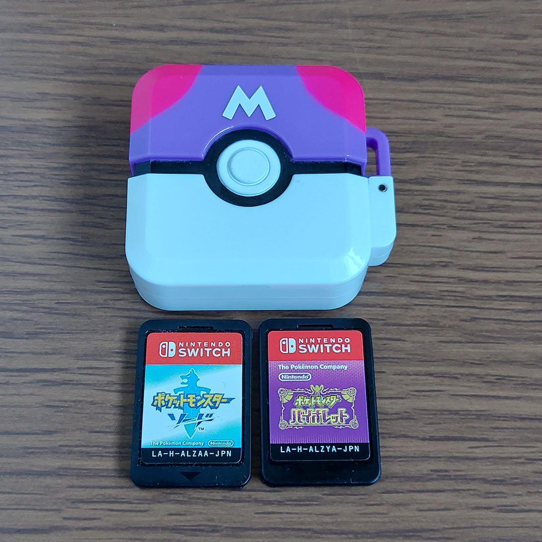 Switch ソフト　ポケモン　ソード　バイオレット　ソフト収納ケース付き