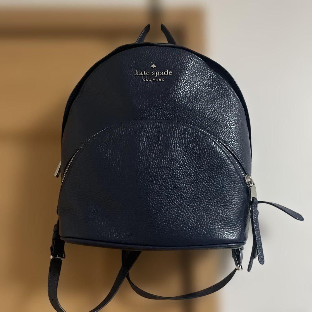 美品 kate spade ネイビー リュック