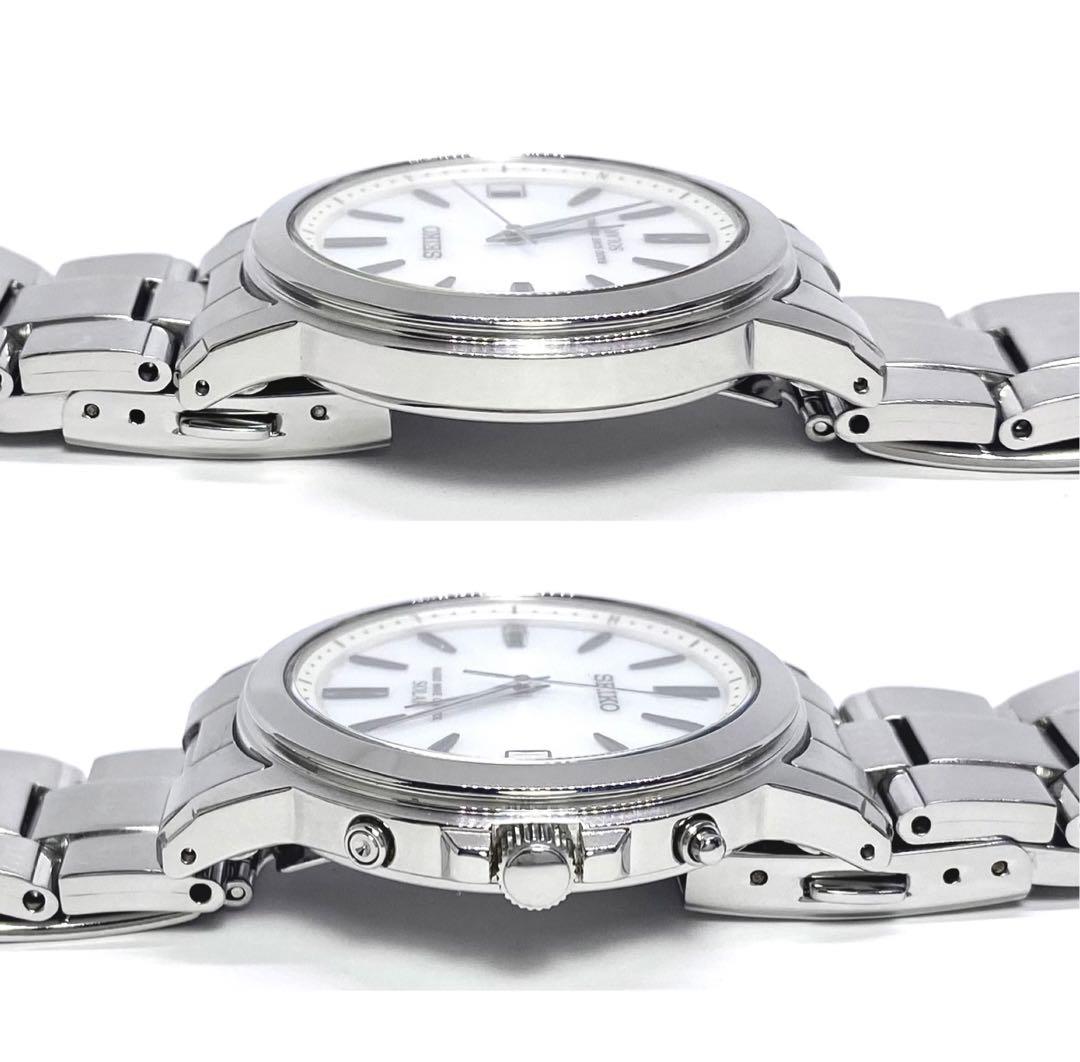 SEIKO アナログ時計 ホワイト/ゴールド電波ソーラー時計 SEIKO☆セイコー☆電波ソーラー☆腕時計☆ペアウォッチ