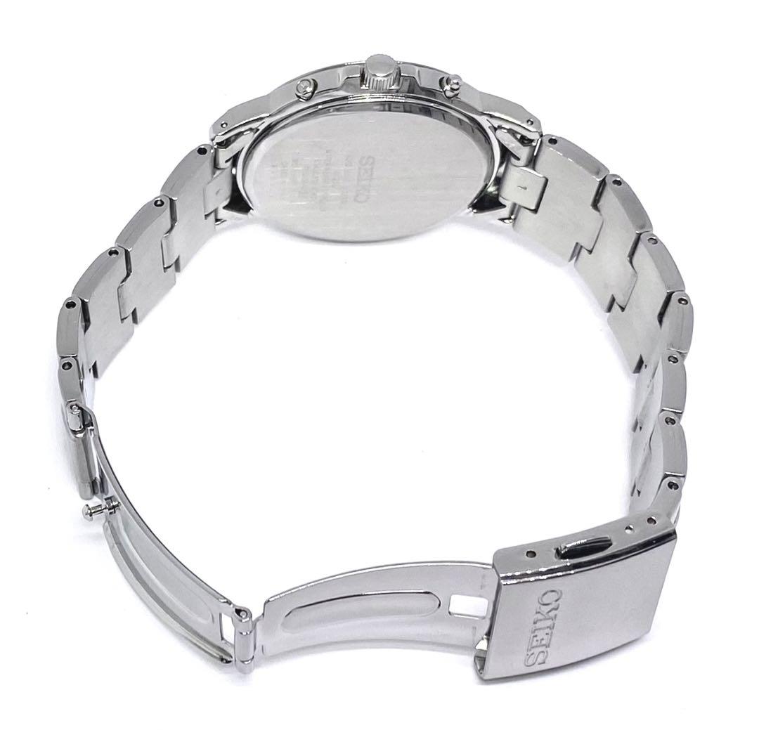 SEIKO☆セイコー☆電波ソーラー☆腕時計☆ホワイト文字盤