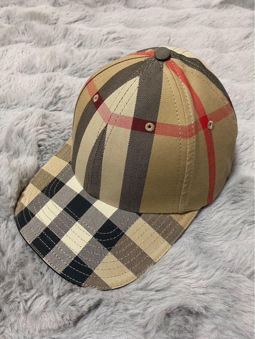 新品 バーバリーキャップ ノバチェック Mサイズ