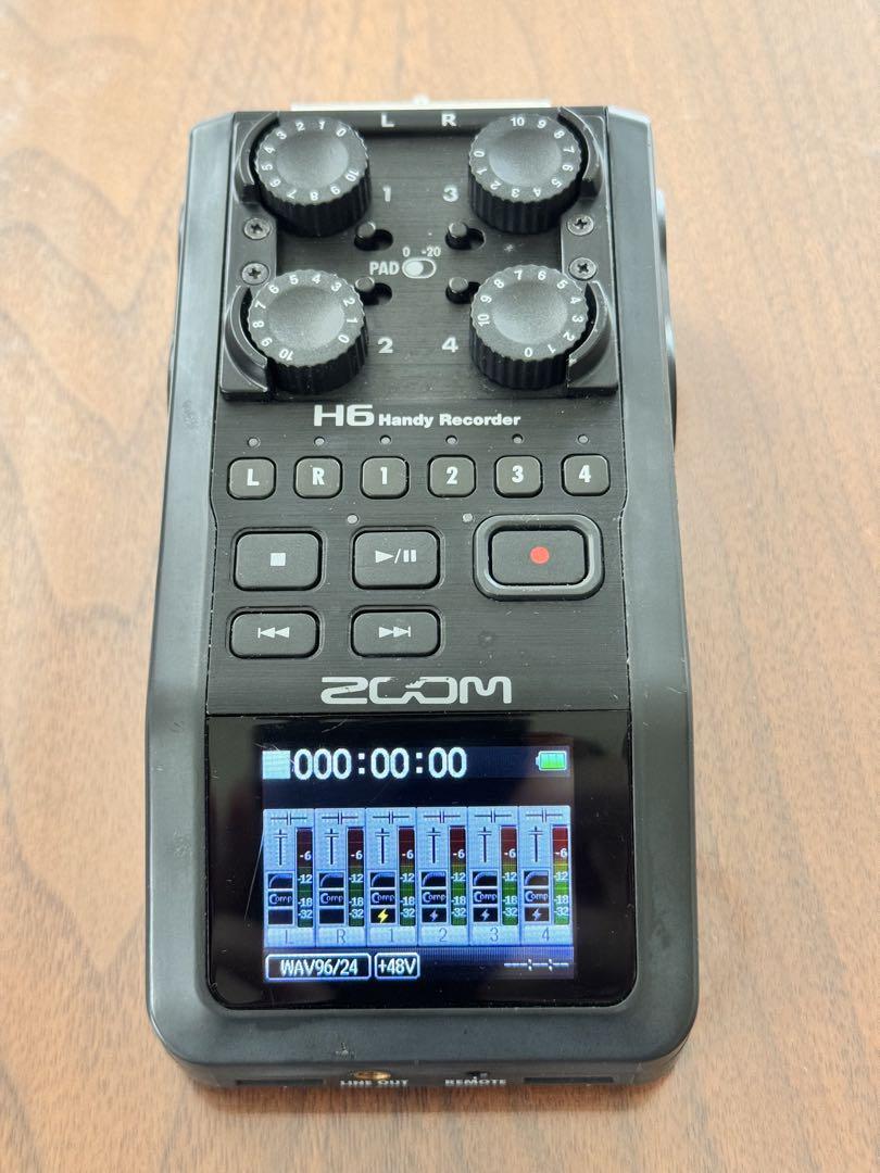 【美品・即戦力】ZOOM H6 豪華レコーディングセット｜Rodeマイク2種付き