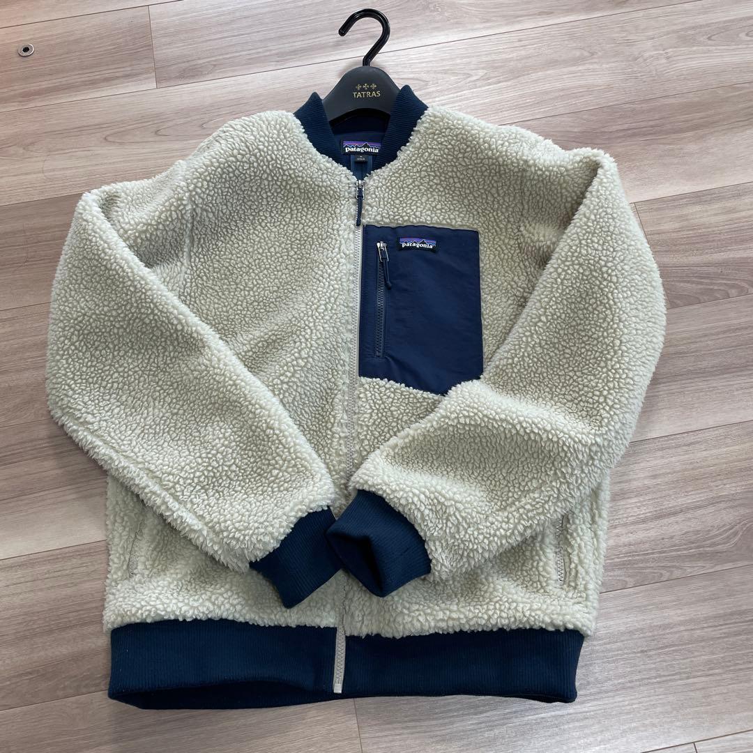 【みかん様専用】patagonia フリースジャケット アイボリー/ネイビー