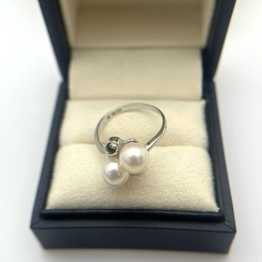 ☆美品☆タサキ　K14 パール　リング　約6.8mm 11-12号くらい