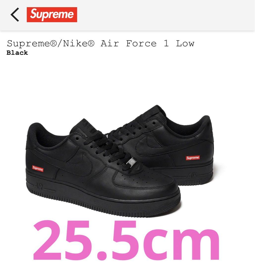 新品未使用 Supreme Nike Air Force 1 Low 25.5 - スニーカー