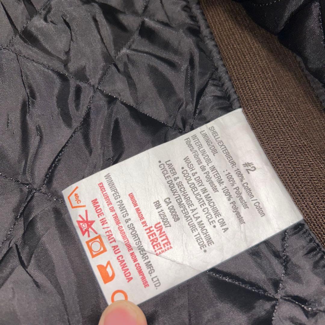 USA製 TOUGH DUCKベスト バック刺繍ダック地中綿キルティング ワーク USA製 TOUGH DUCKベスト バック刺繍ダック地中綿キルティング ワーク