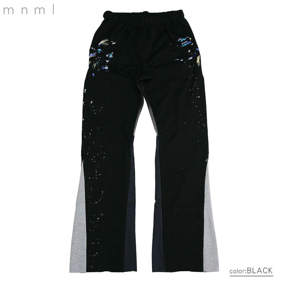 mnml ブラック スウェットパンツ M - メルカリ