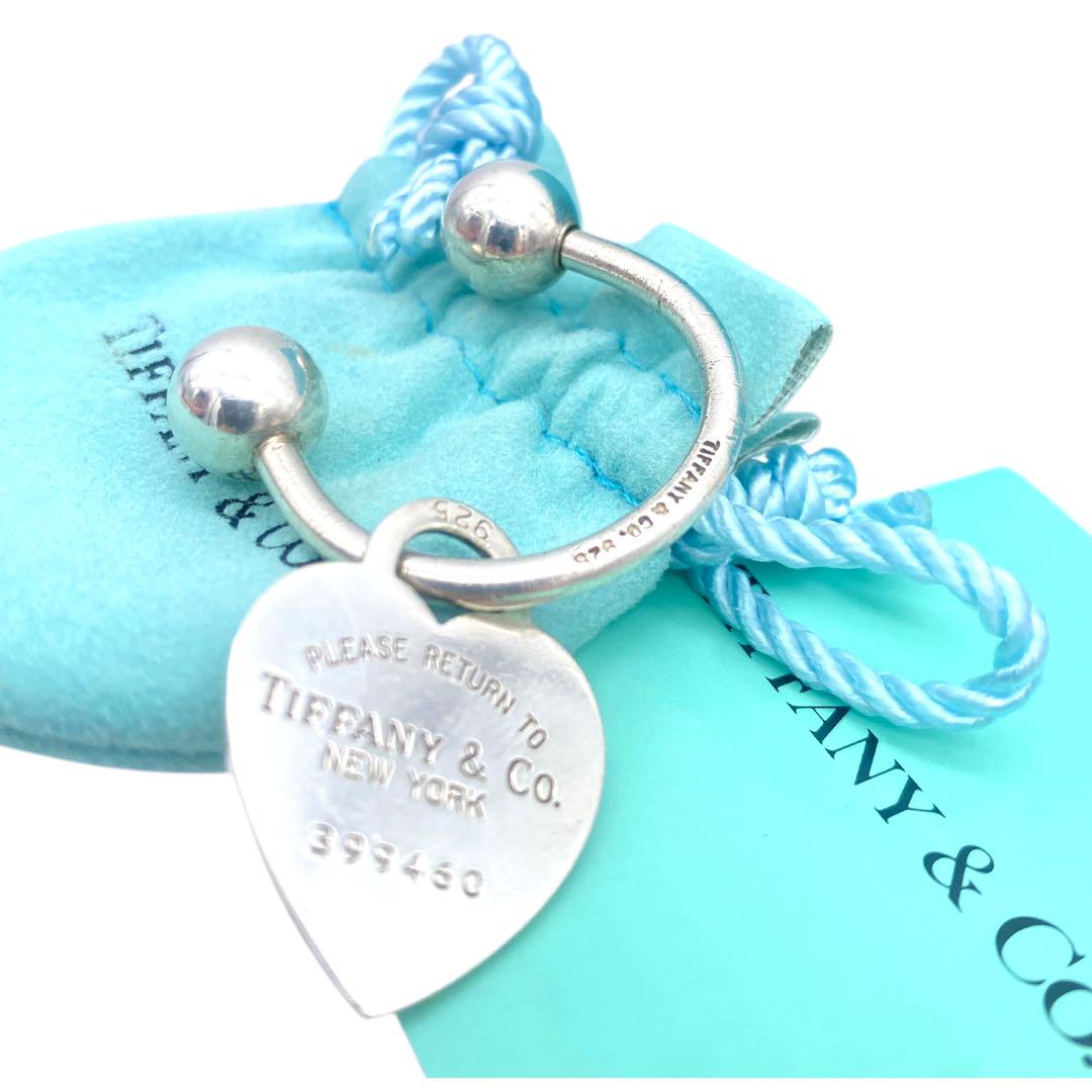 Tiffany&Co. SV925 リターント キーリング 10.4g ハート