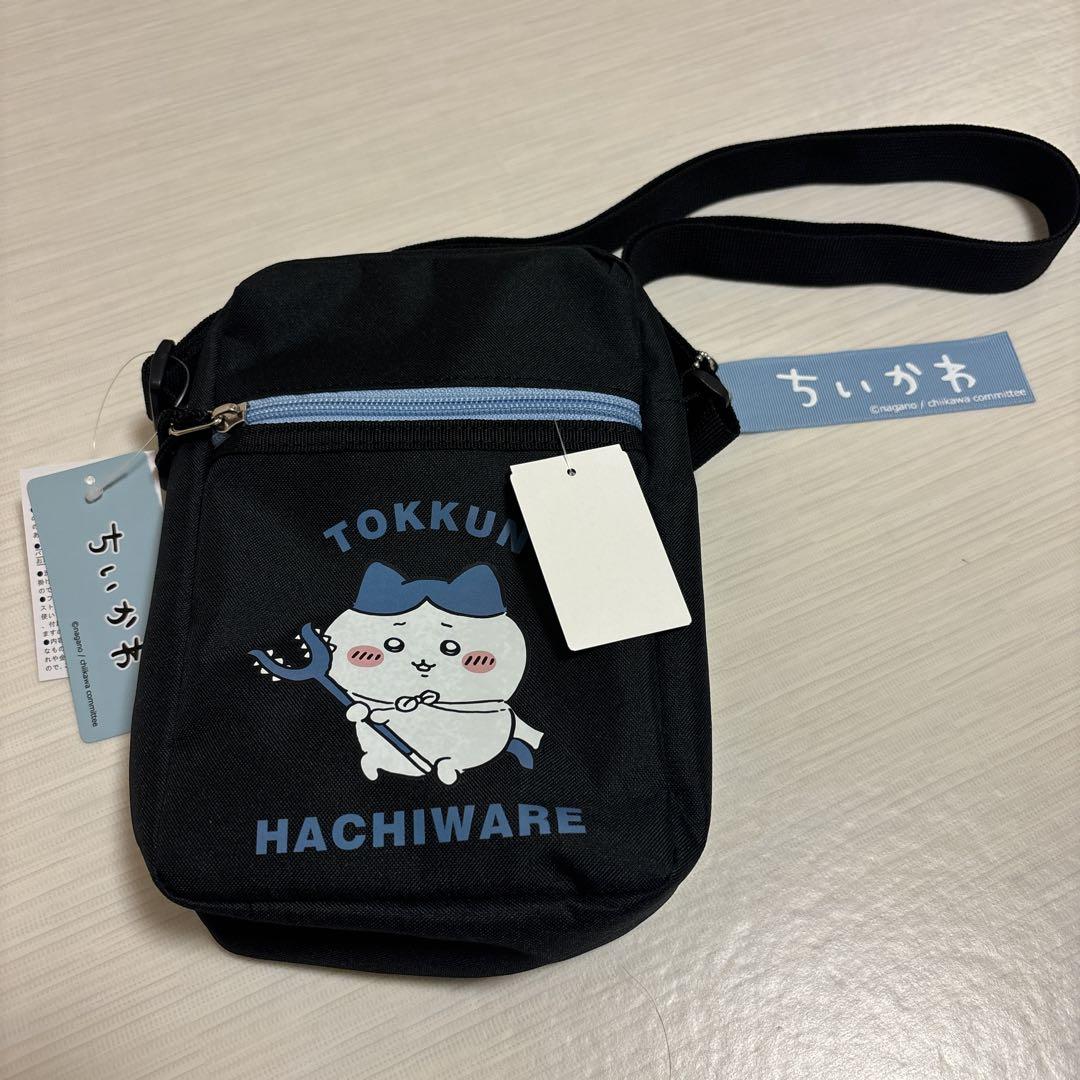 【新品.タグ付き】ちいかわ　ハチワレ　ショルダーバック　ポーチ付き 楽天市場】ちいかわ スマホポーチ ショルダーバッグ ポーチ