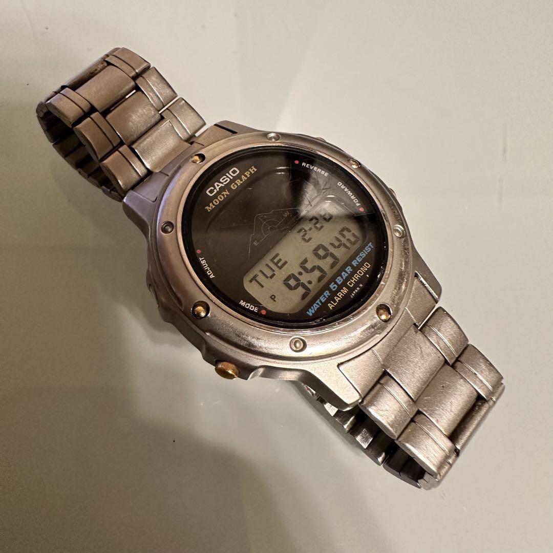 80's CASIO MOON GRAPH GMW-15時計