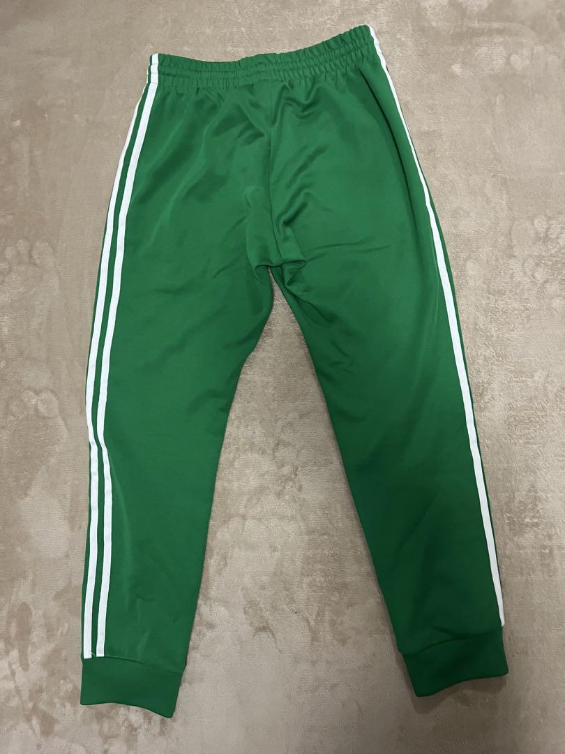 adidas グリーン トラックパンツ Mサイズ