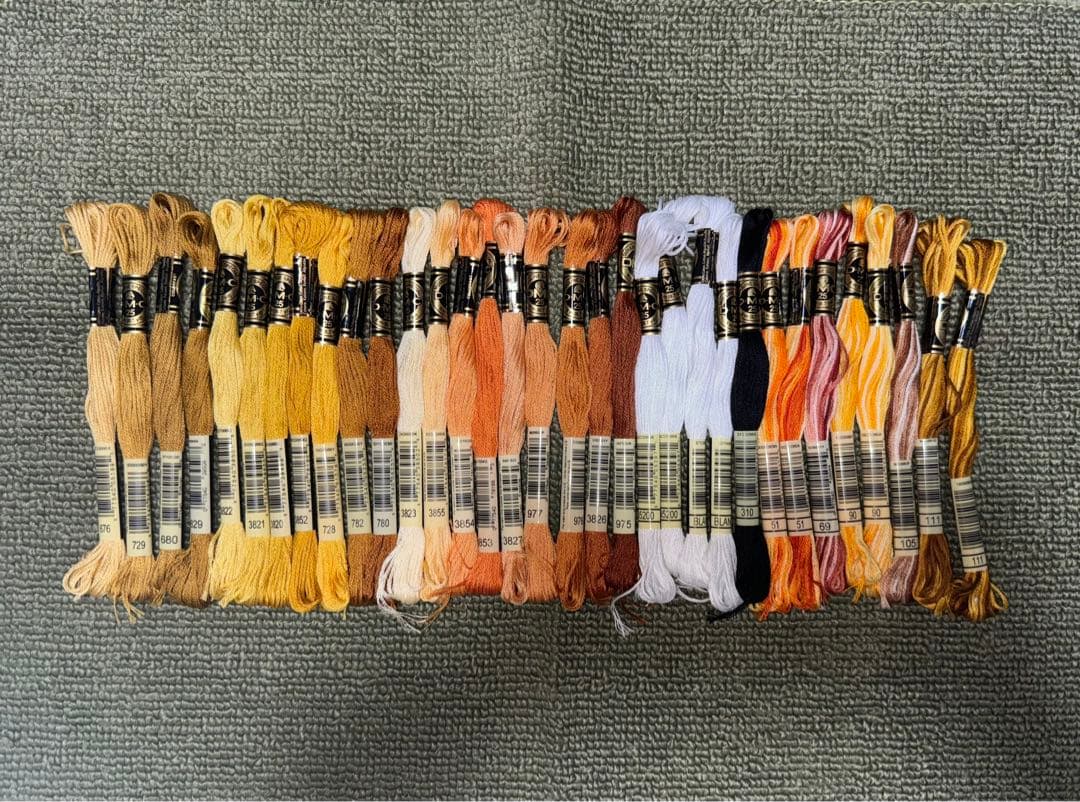 ◼️新品︎【Mn142021】DMC 刺繍糸 25番 8m フランス製 綿100%