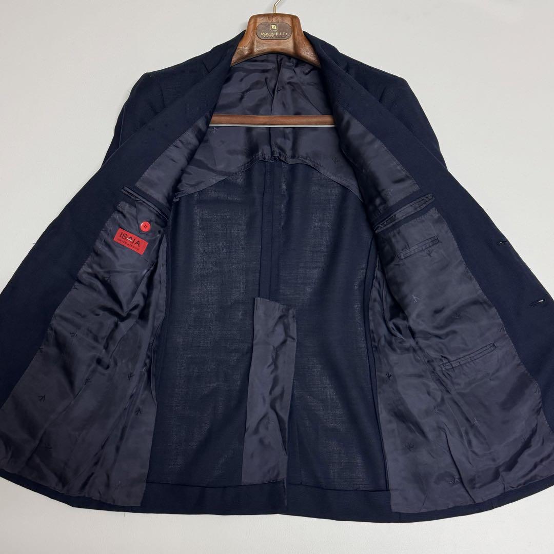 【専用】ISAIA 金ボタン ネイビーブレザー 春夏 44