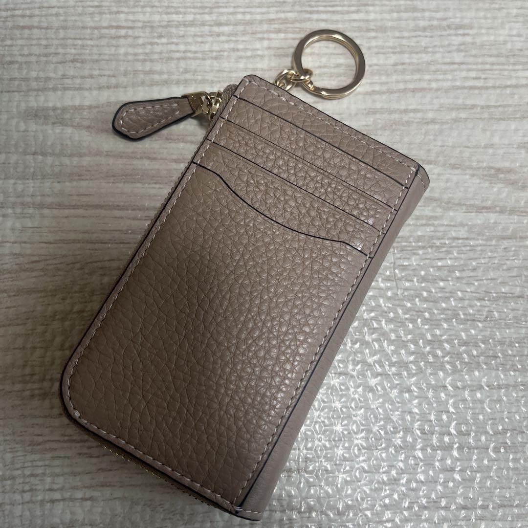 超美品　コーチ　coach カードケース　小銭入れ　ベージュ コーチ COACH カードケース （ベージュ） - ファッション通販