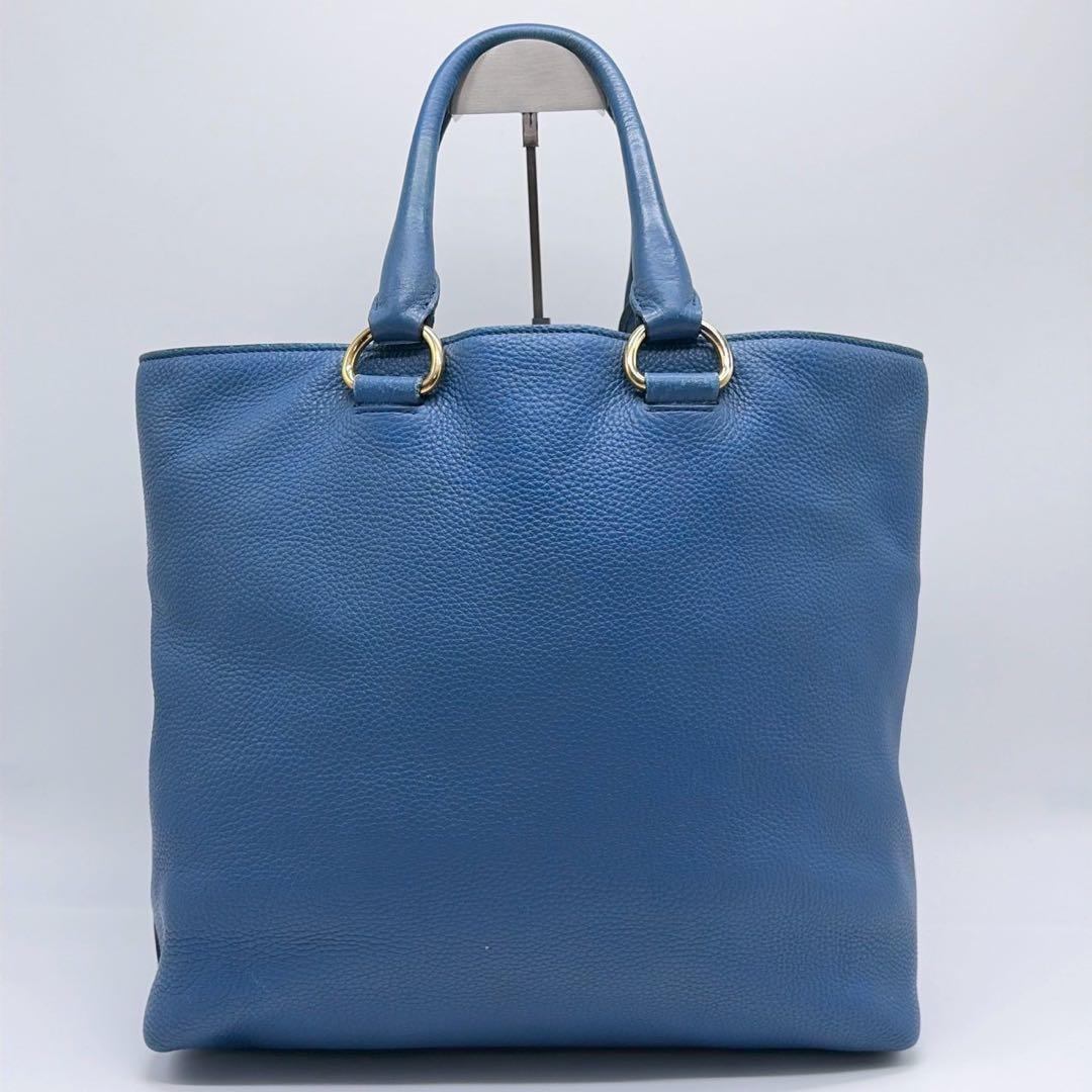 PRADA プラダ 2way ブルー ハンドバッグ ショルダーバッグ PRADA プラダ 2way ブルー ハンドバッグ ショルダーバッグ