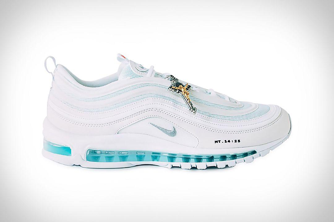 NIKE AIR MAX 97 MSCHF X INRI JESUS SHOES 靴