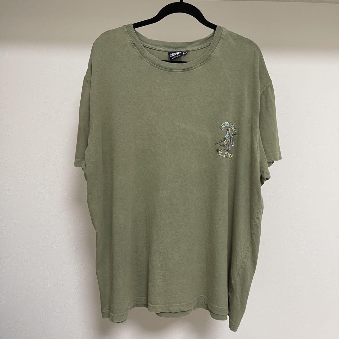 WeirdFish COD Tシャツ　半袖　2XL 緑　カーキ　古着