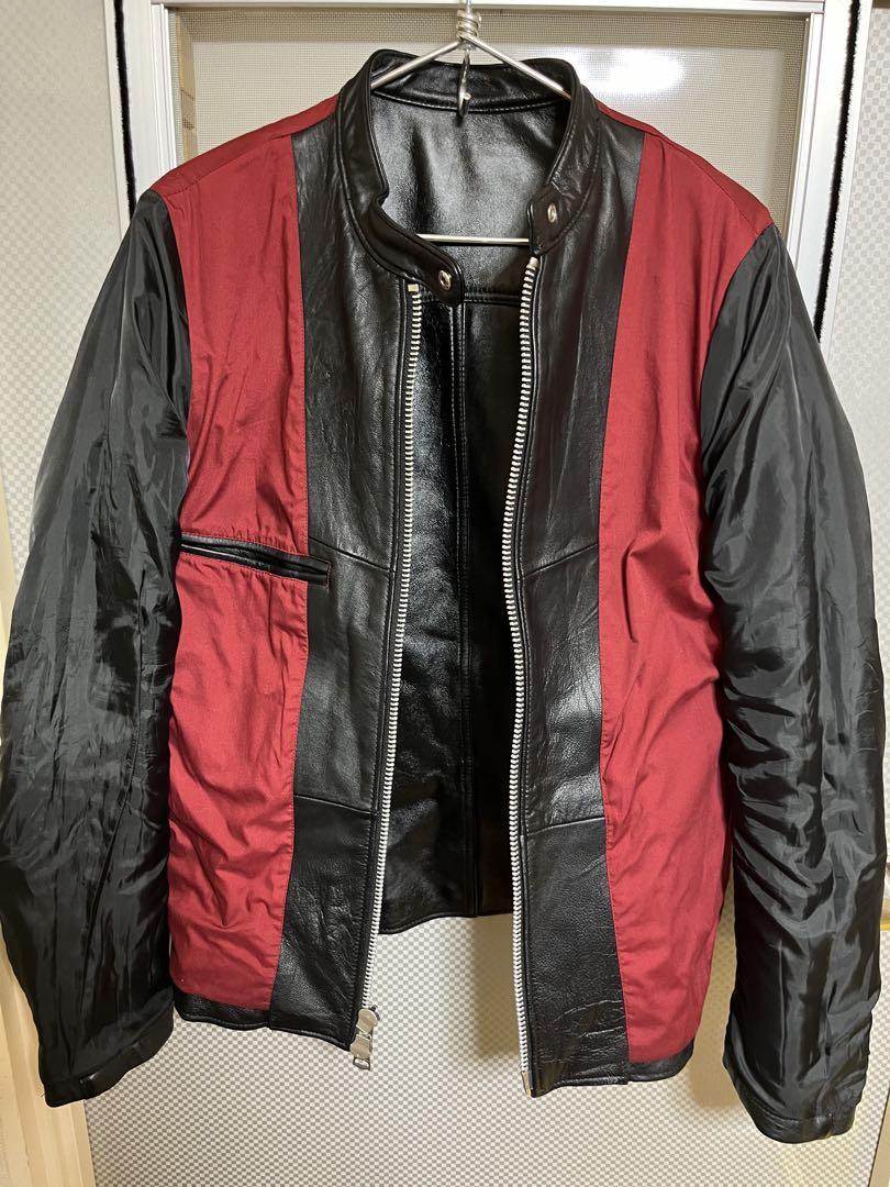 ジャックローズ ブラックレザー シングルライダースジャケット M〜L 良好