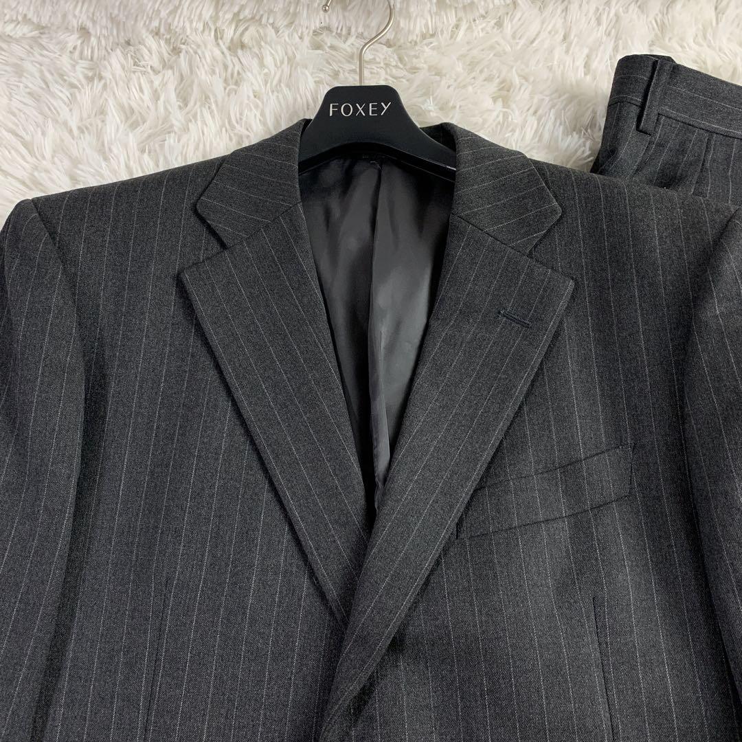 極美品 ダンヒル セットアップスーツ ダークグレー M ウール カシミヤ混 Dunhill（セットアップ）のフリマアイテム一覧